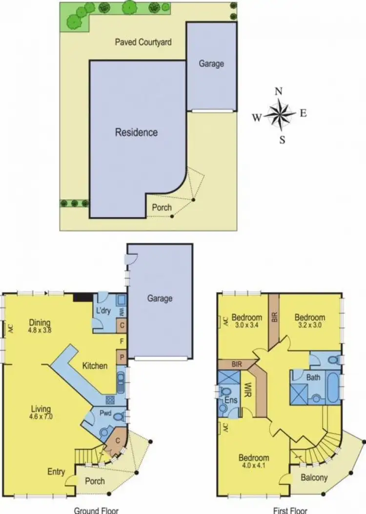 Floorplan of Homely house listing, 2/4 Upton Street, Altona VIC 3018