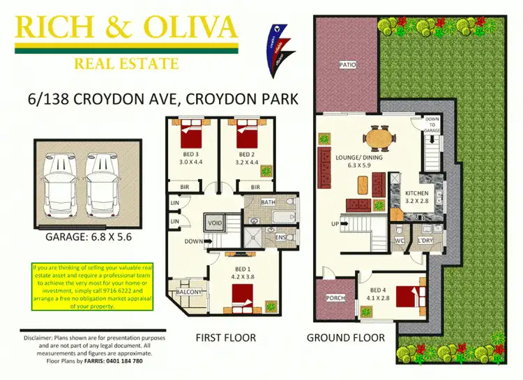 Floorplan of Homely townhouse listing, 6/138 Croydon Avenue, Croydon Park NSW 2133