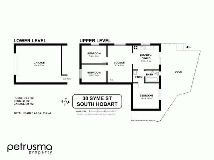 Floorplan of Homely house listing, 30 Syme Street, South Hobart TAS 7004
