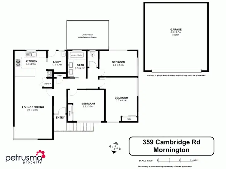 Floorplan of Homely house listing, 359 Cambridge Road, Mornington TAS 7018