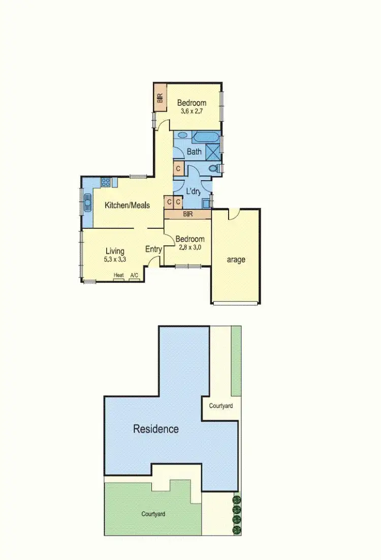 Floorplan of Homely house listing, 1/74 Elizabeth Street, Geelong West VIC 3218