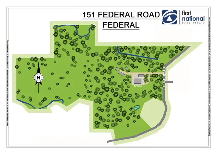 Floorplan of Homely rural property listing, 149-151 Federal Drive, Federal NSW 2480