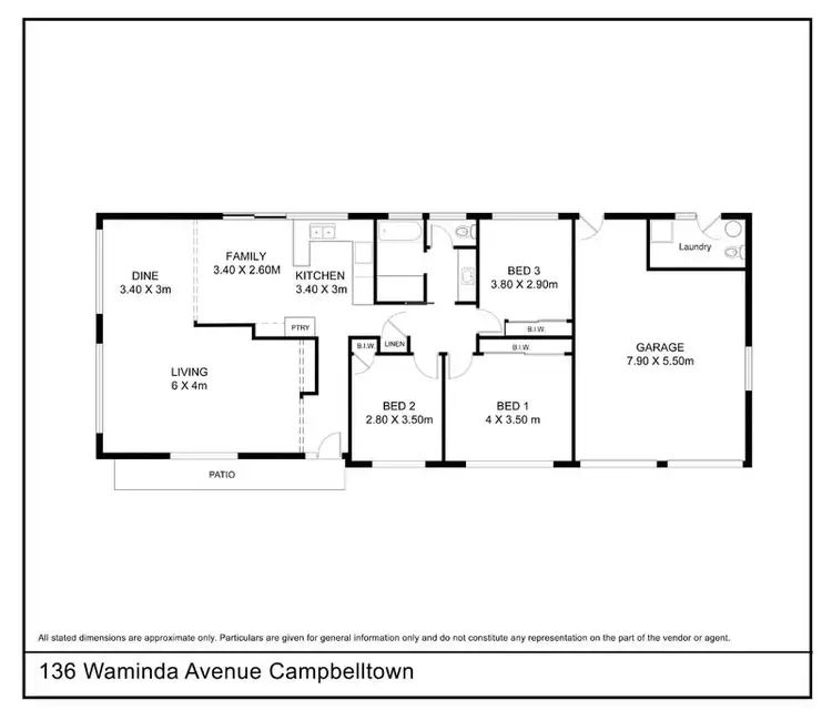 Floorplan of Homely house listing, 136 Waminda Avenue, Campbelltown NSW 2560