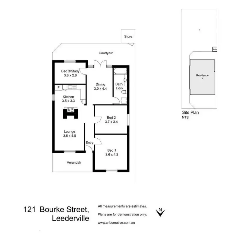Floorplan of Homely house listing, 121 Bourke Street, Leederville WA 6007