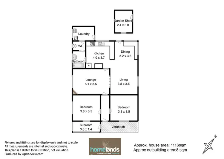 Floorplan of Homely house listing, 3 Charlton Street, Cygnet TAS 7112