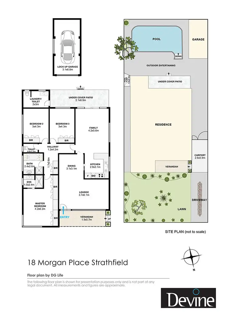 Floorplan of Homely house listing, 18 Morgan Place, Strathfield NSW 2135