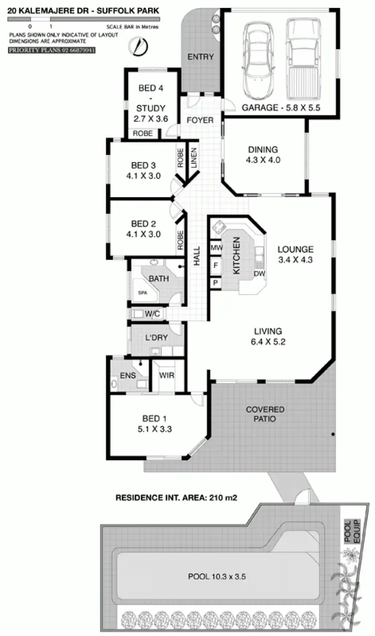 Floorplan of Homely house listing, 20 Kalemajere Drive, Suffolk Park NSW 2481