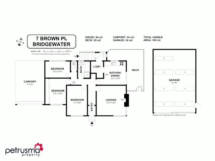 Floorplan of Homely house listing, 7 Brown Place, Bridgewater TAS 7030