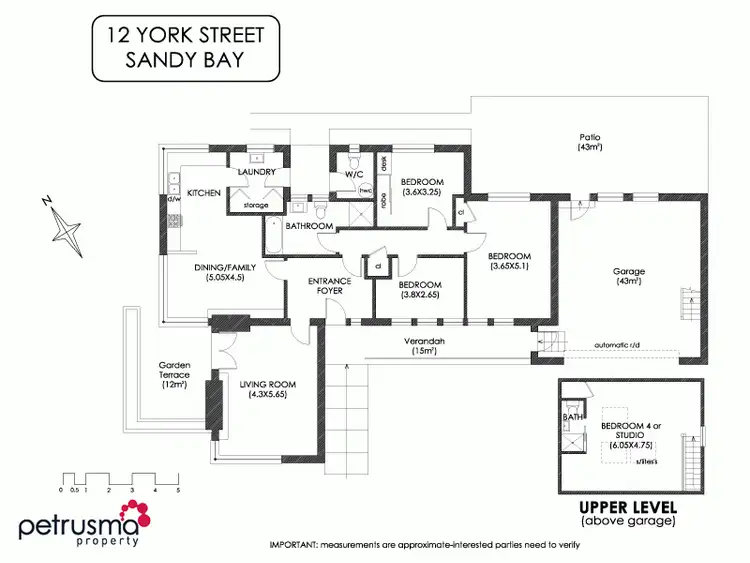 Floorplan of Homely house listing, 12 York Street, Sandy Bay TAS 7005