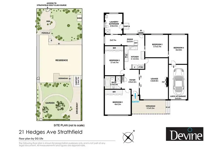 Floorplan of Homely house listing, 21 Hedges Avenue, Strathfield NSW 2135