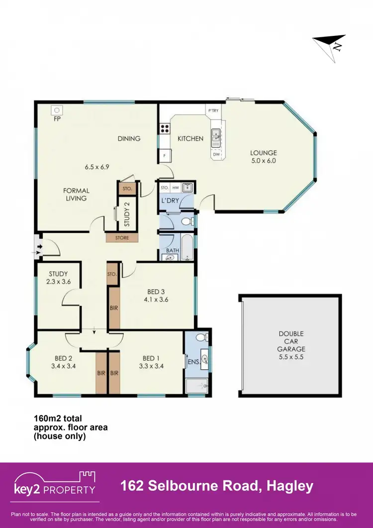 Floorplan of Homely house listing, 162 Selbourne Road, Hagley TAS 7292