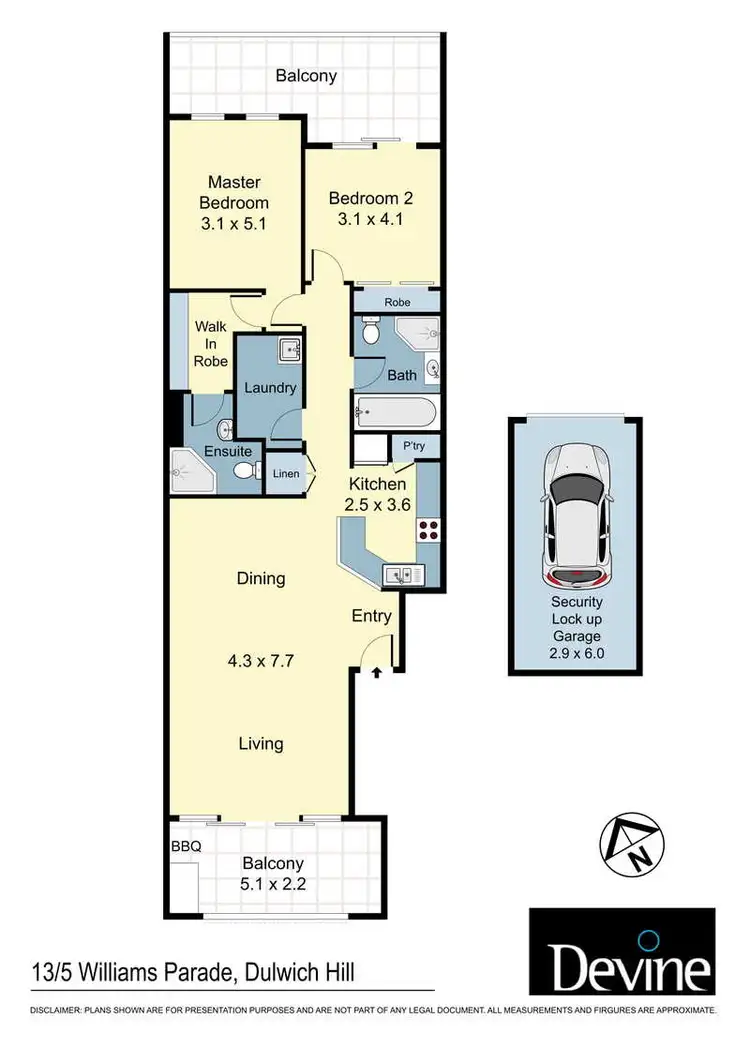 Floorplan of Homely apartment listing, 13/5 Williams Parade, Dulwich Hill NSW 2203