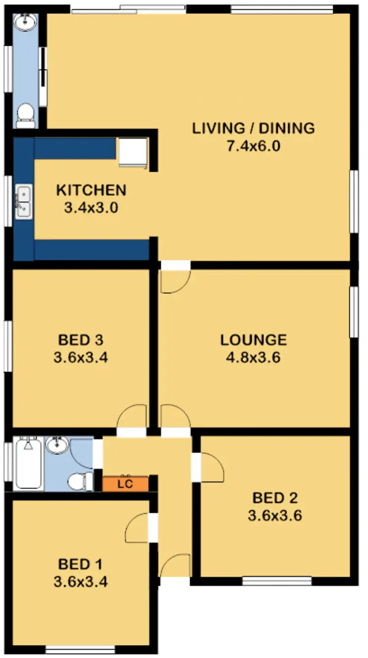 Floorplan of Homely house listing, 56 Roslyn Street, Ashbury NSW 2193