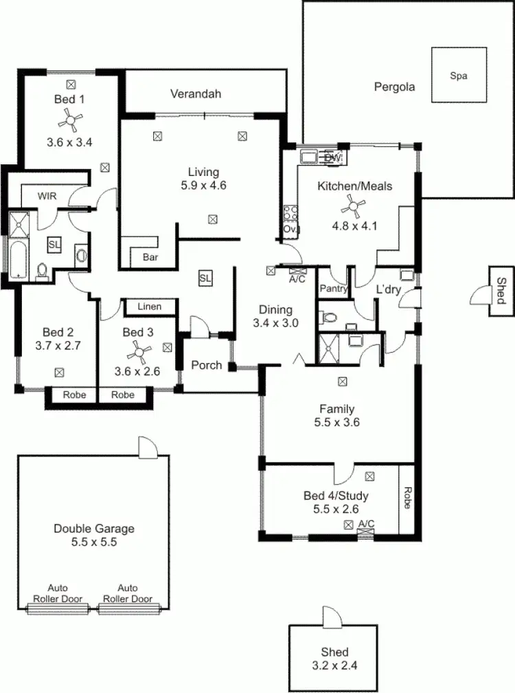 Floorplan of Homely house listing, 19 Lakeview Avenue, West Lakes SA 5021