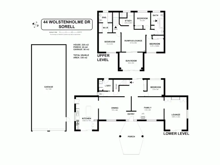 Floorplan of Homely house listing, 44 Wolstenholme Drive, Sorell TAS 7172