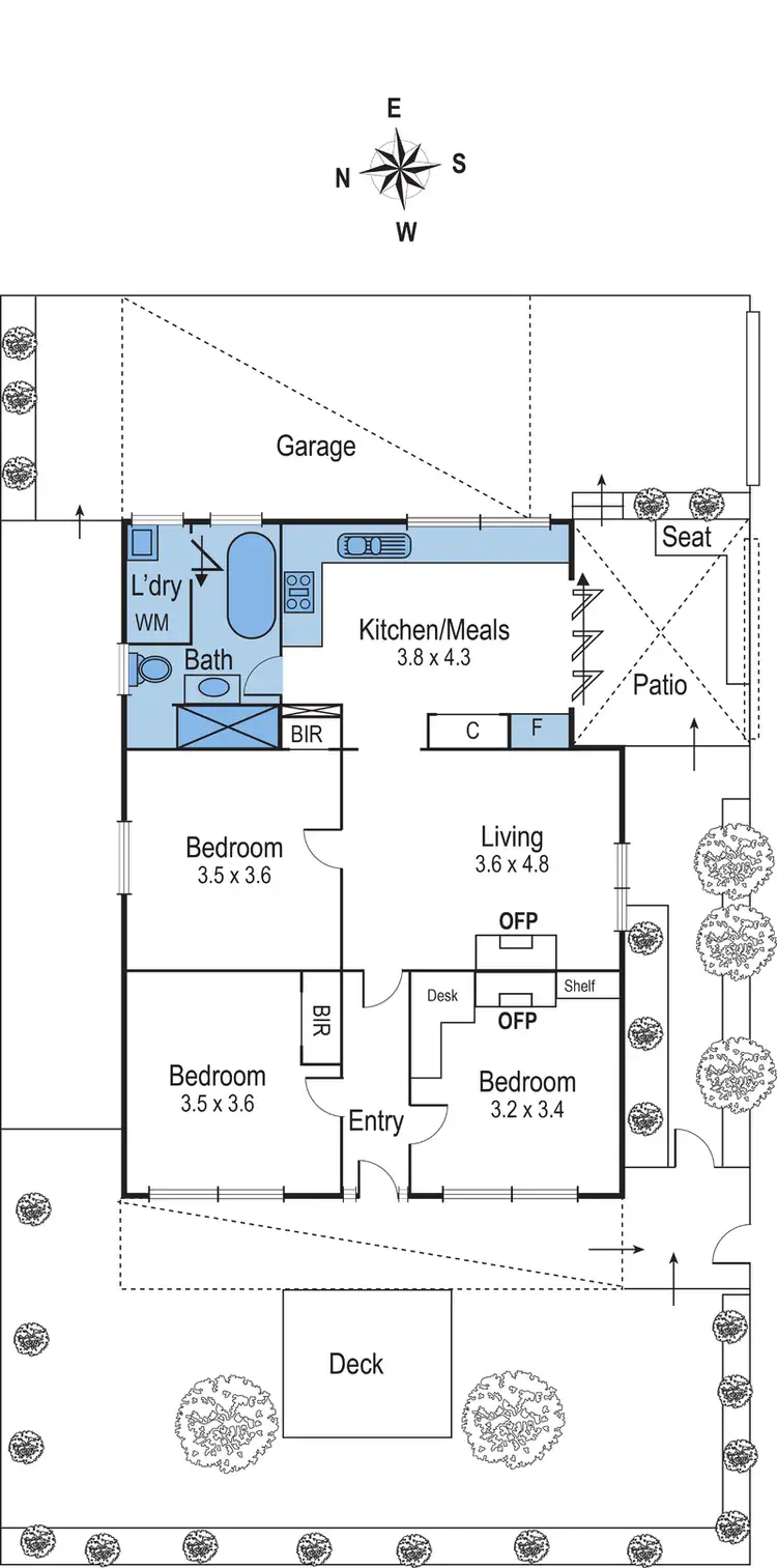 Floorplan of Homely house listing, 226 Shannon Avenue, Geelong West VIC 3218