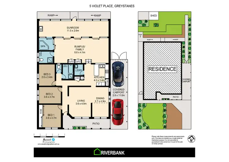 Floorplan of Homely house listing, 5 Violet Place, Greystanes NSW 2145