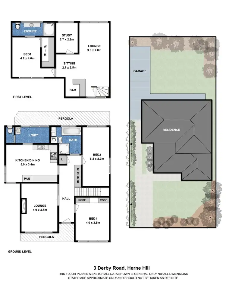 Floorplan of Homely house listing, 3 Derby Road, Herne Hill VIC 3218