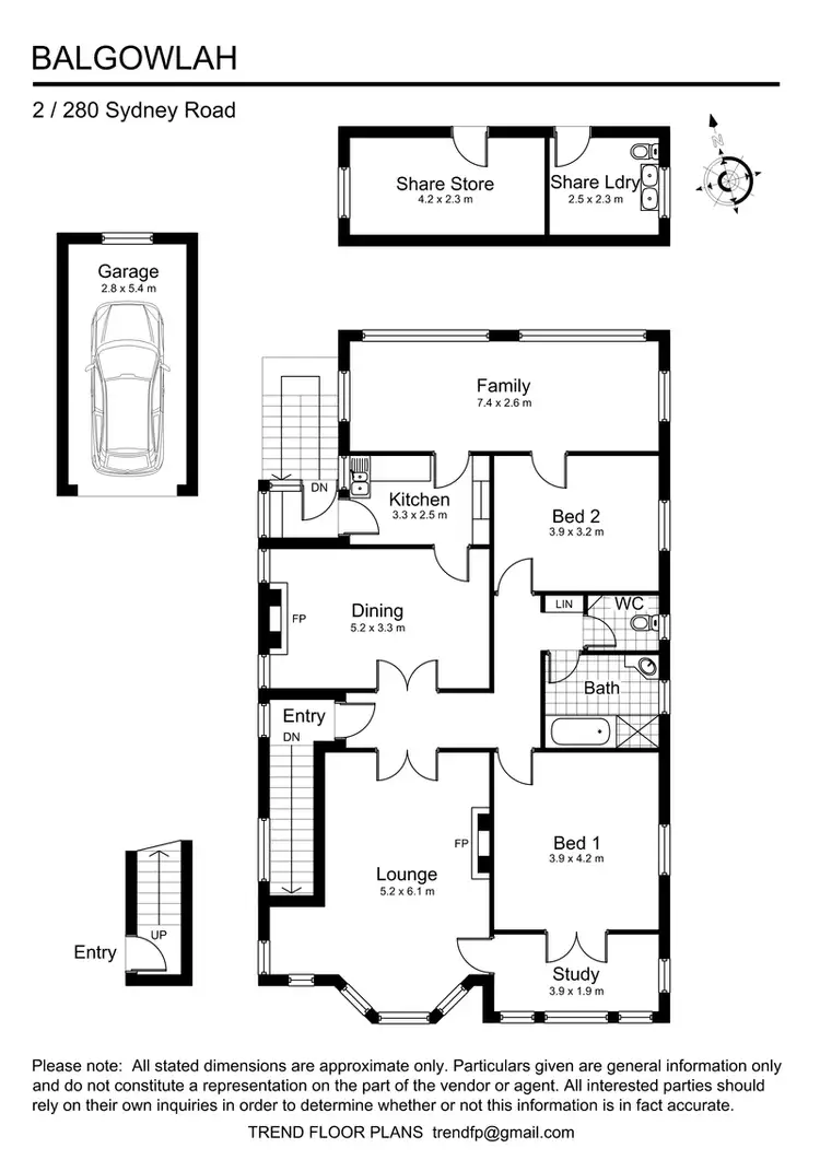 Floorplan of Homely apartment listing, 2/280 Sydney Road, Balgowlah NSW 2093