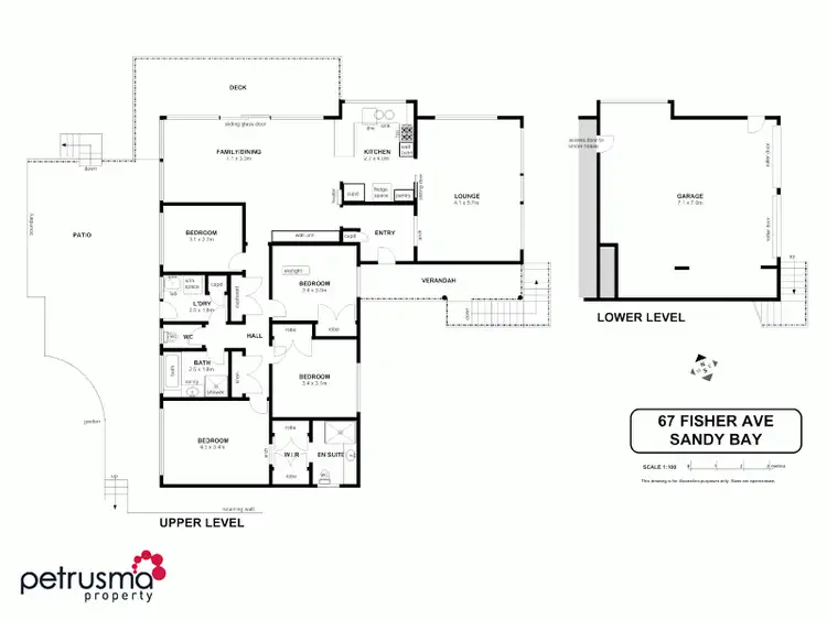 Floorplan of Homely house listing, 67 Fisher Avenue, Sandy Bay TAS 7005