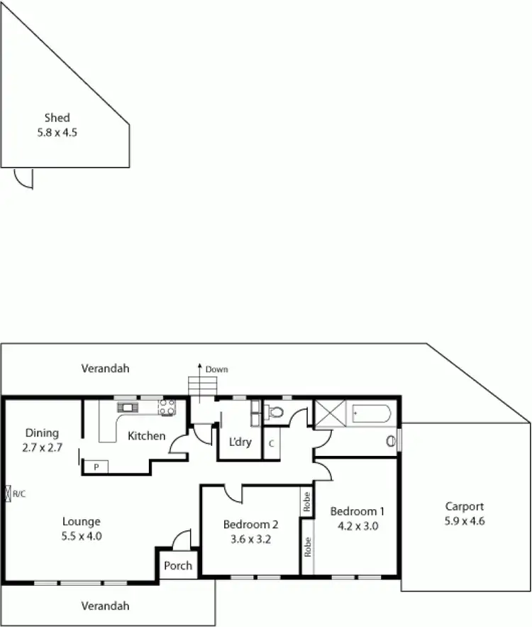 Floorplan of Homely house listing, 24 Corconda Street, Clearview SA 5085