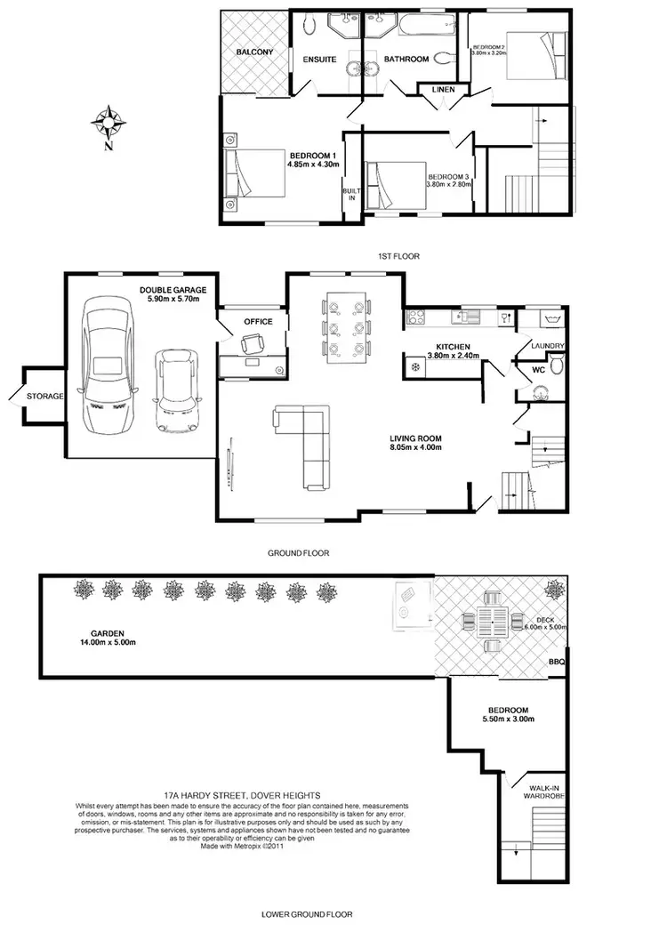 Floorplan of Homely house listing, 17a Hardy Street, North Bondi NSW 2026