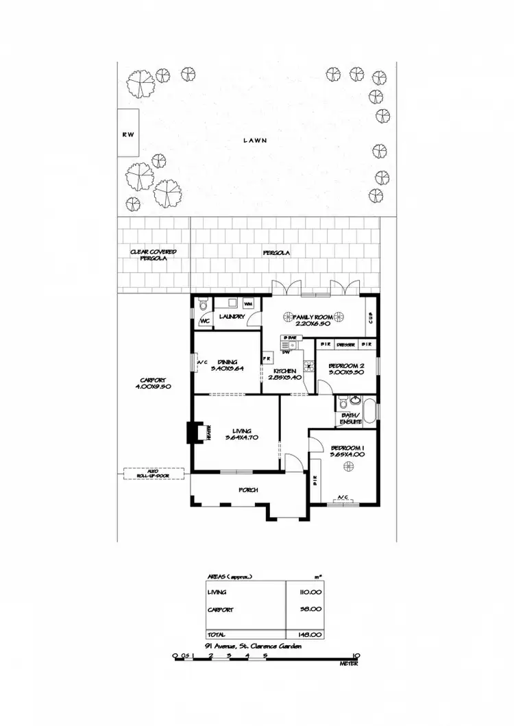 Floorplan of Homely house listing, 91 Avenue Road, Clarence Gardens SA 5039