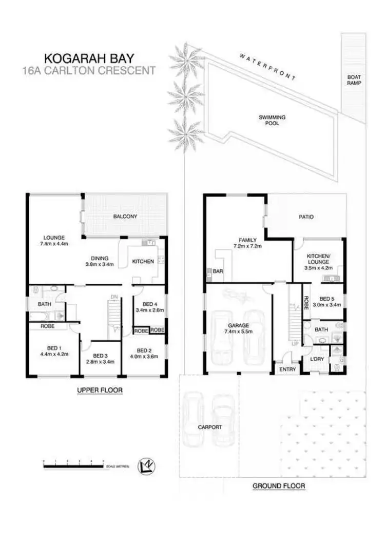 Floorplan of Homely house listing, 16A Carlton Crescent, Kogarah Bay NSW 2217