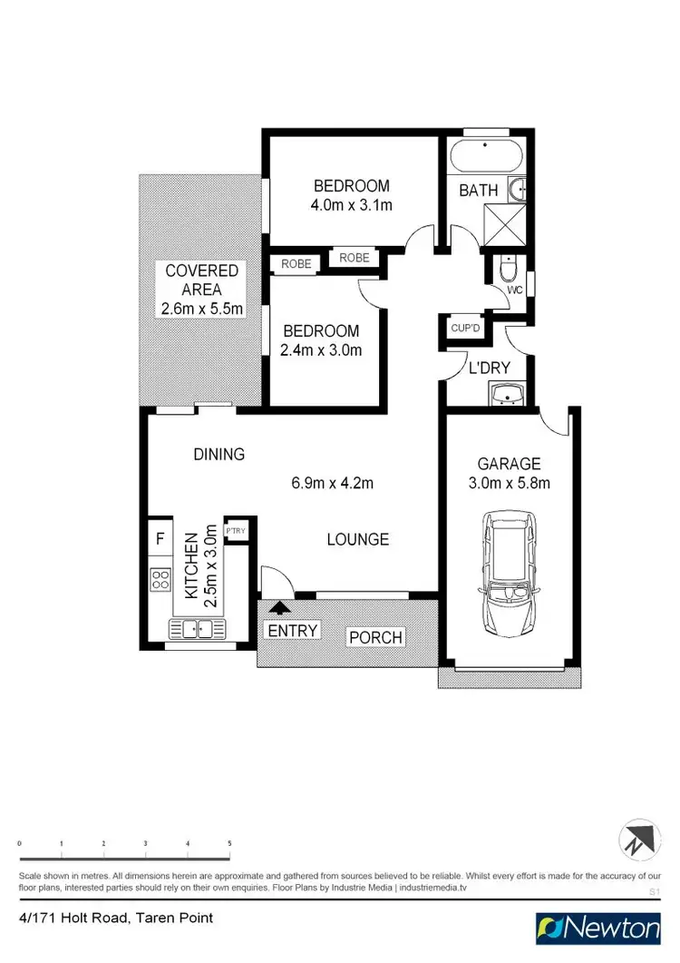 Floorplan of Homely villa listing, 4/171 Holt Road, Taren Point NSW 2229