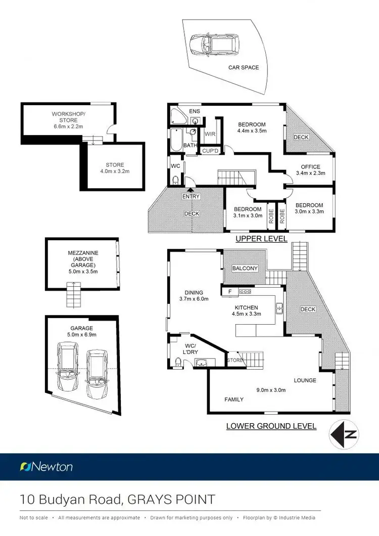 Floorplan of Homely house listing, 10 Budyan Road, Grays Point NSW 2232