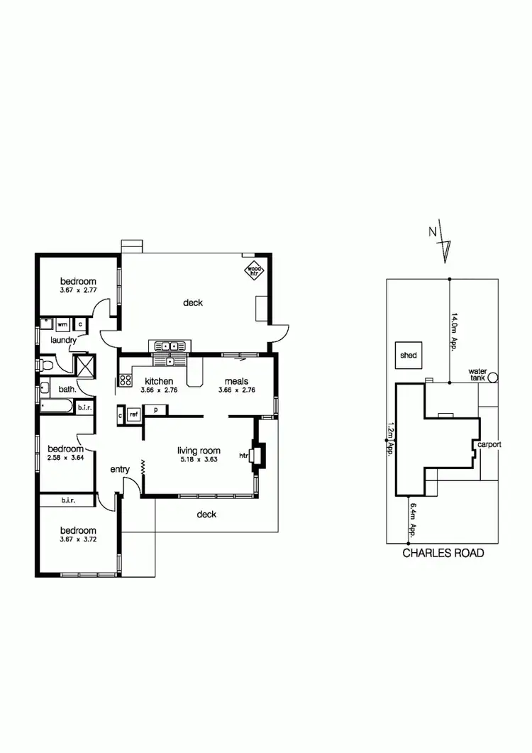 Floorplan of Homely house listing, 11 Charles Road, Altona VIC 3018