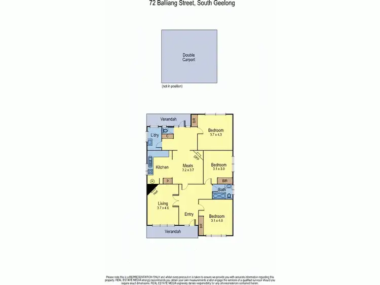 Floorplan of Homely house listing, 72 Balliang Street, South Geelong VIC 3220