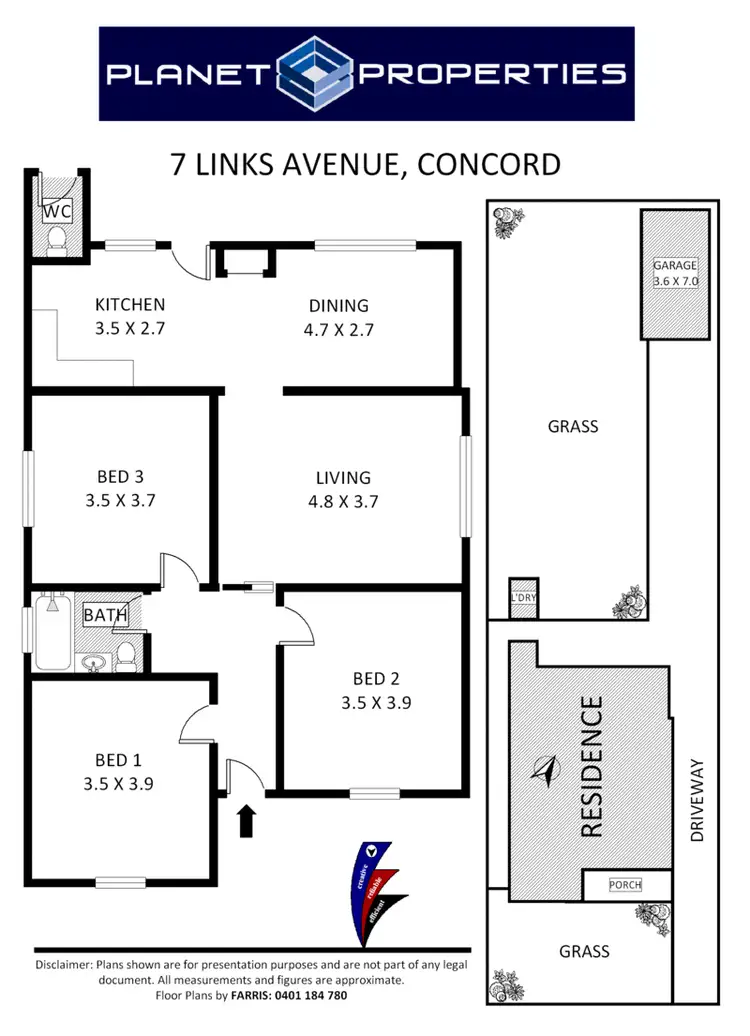 Floorplan of Homely house listing, 7 Links Avenue, Concord NSW 2137