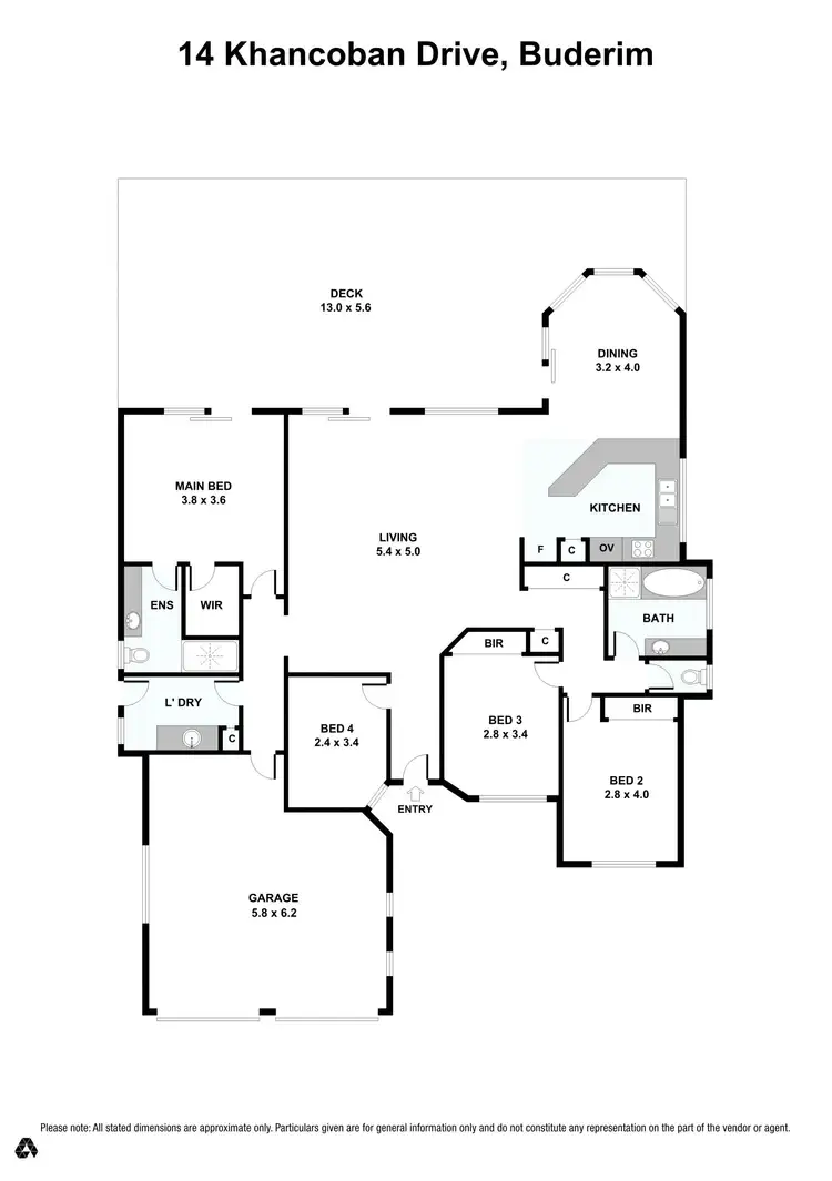 Floorplan of Homely house listing, 14 Khancoban Drive, Buderim QLD 4556