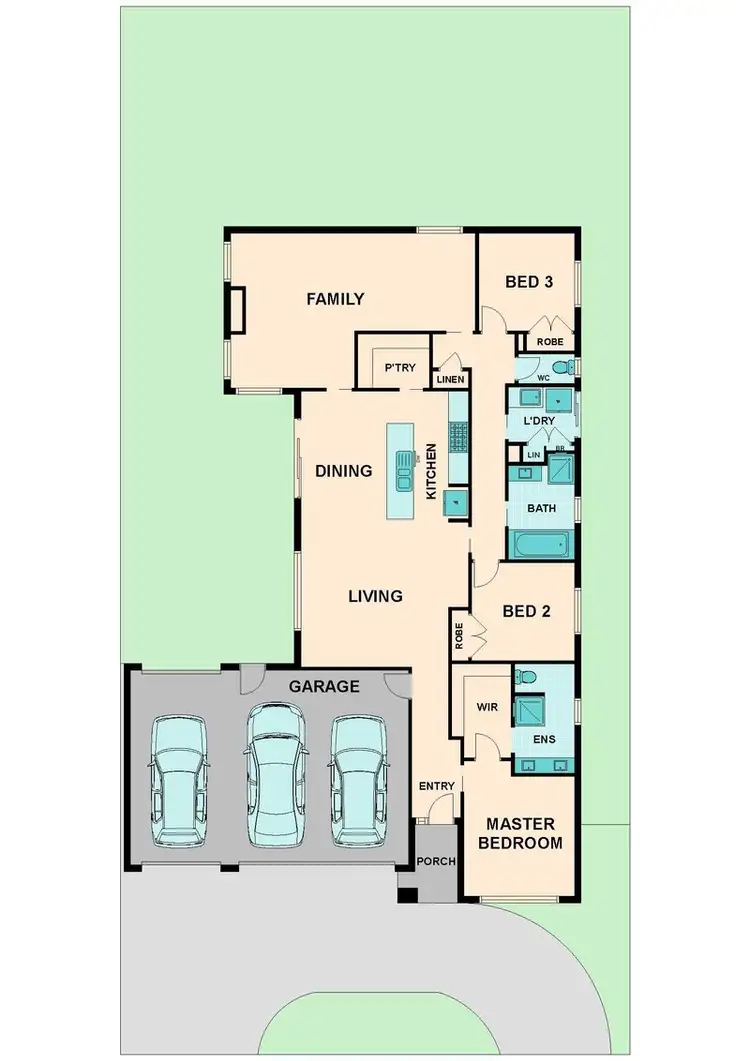 Floorplan of Homely house listing, 14 GRASSY STREET, Kilmore VIC 3764