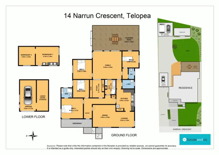 Floorplan of Homely house listing, 14 Narrun Crescent, Telopea NSW 2117