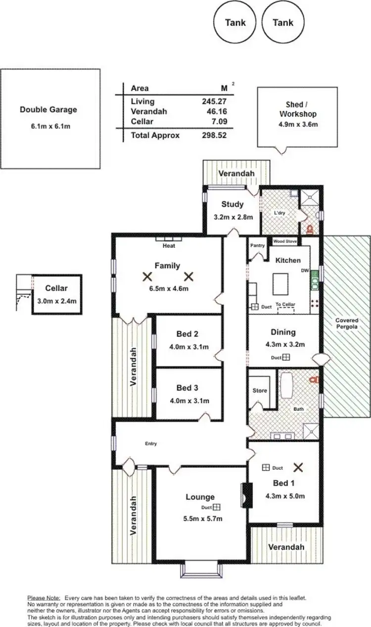 Floorplan of Homely house listing, Address available on request