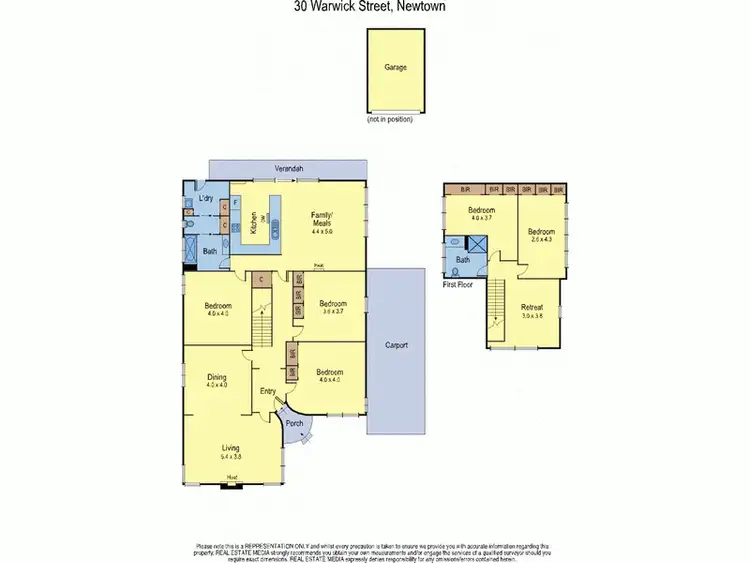 Floorplan of Homely house listing, 30 Warwick Street, Newtown VIC 3220