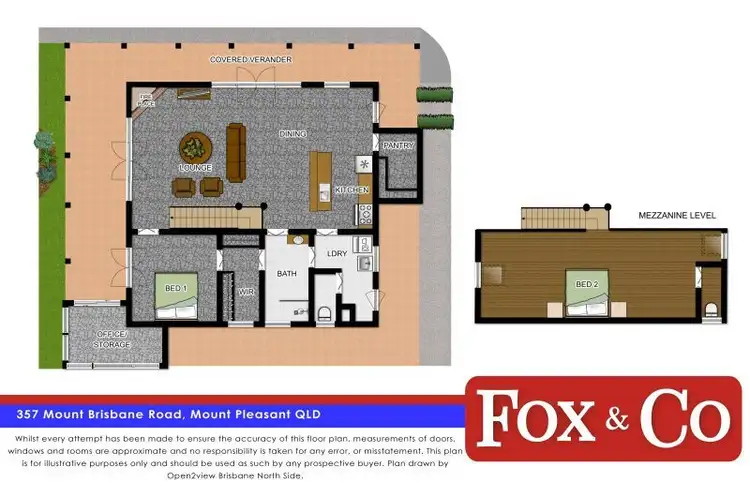 Floorplan of Homely house listing, 357 Mt Brisbane Road, Mount Pleasant QLD 4521