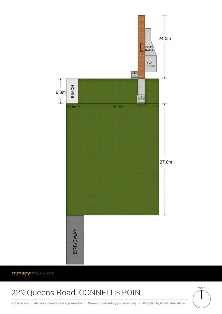 Floorplan of Homely house listing, 229 Queens Rd, Connells Point NSW 2221