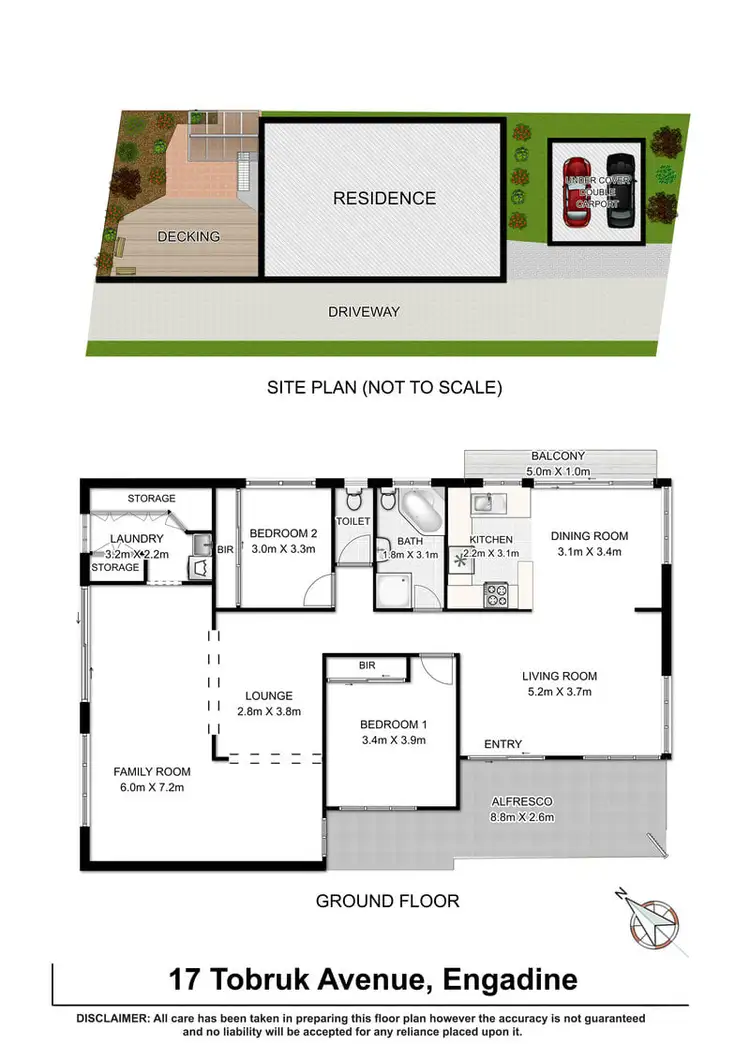 Floorplan of Homely house listing, 17 Tobruk Avenue, Engadine NSW 2233