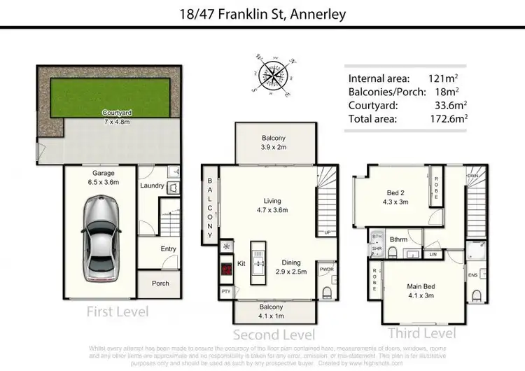 Floorplan of Homely townhouse listing, 18/47 Franklin Street, Annerley QLD 4103