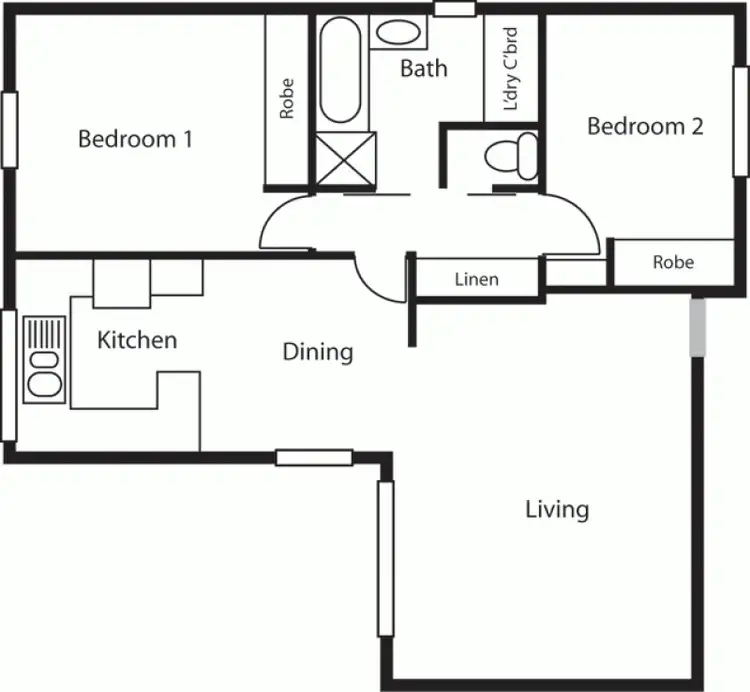 Floorplan of Homely townhouse listing, 4/24 Damala Street, Waramanga ACT 2611