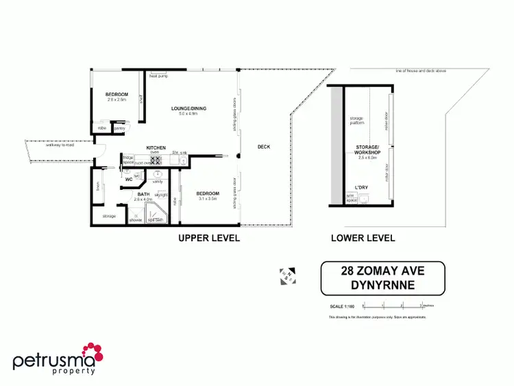 Floorplan of Homely house listing, 28 Zomay Avenue, Dynnyrne TAS 7005