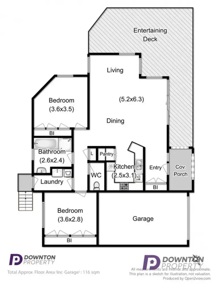 Floorplan of Homely villa listing, 4/46 Willowbend Road, Kingston TAS 7050