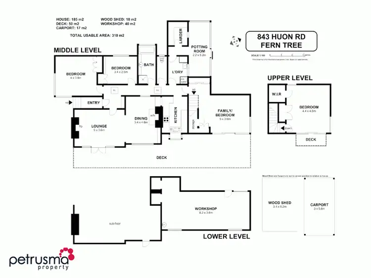 Floorplan of Homely house listing, 843 Huon Road, Fern Tree TAS 7054