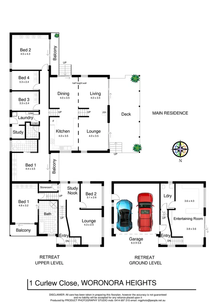 Floorplan of Homely house listing, 1 Curlew Close, Woronora Heights NSW 2233
