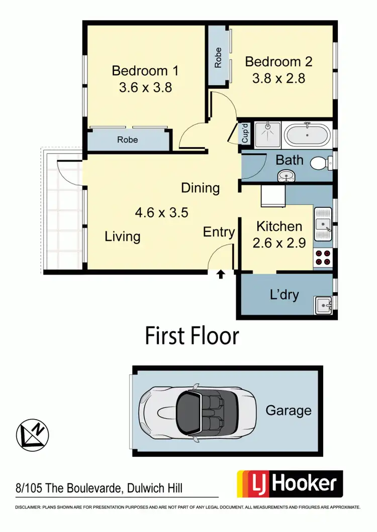 Floorplan of Homely apartment listing, 8/105 The Boulevarde, Dulwich Hill NSW 2203