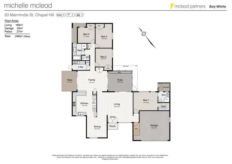 Floorplan of Homely house listing, 53 Marmindie Street, Chapel Hill QLD 4069