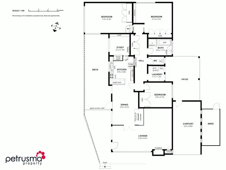 Floorplan of Homely house listing, 17 Lorraine Crescent, Rosetta TAS 7010